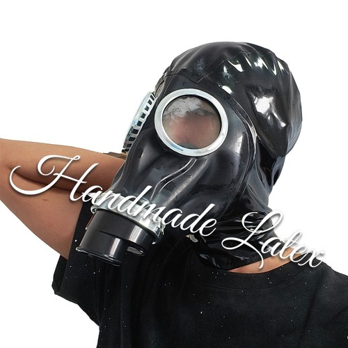 Latex gas maske vollgesichts - maske,