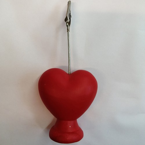 Fotohalter herz rot - fotohalter,