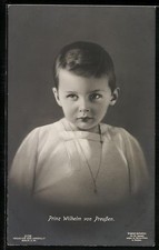 Prinz Wilhelm von Preußen als Bub, Ansichtskarte 