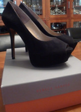 schwarze High Heels  ? Plateau Pumps Damenschuhe von REBECA SANVER, Gr. 39