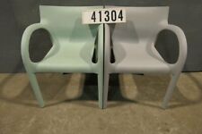 2 Segis Poppystar Bartoli Design Stuhl Mintgrau und Eisgrau 41304