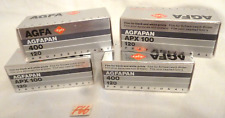 AGFA AGFAPAN 2x APX 100 ; 2x 400 ; 120 professional SCHWARZ-WEIß FILME 6x6 (F66)
