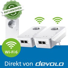 devolo Magic 2 WiFi 6 Powerline 2400 Mbps Mesh WLAN Verstärker 3x Adapter