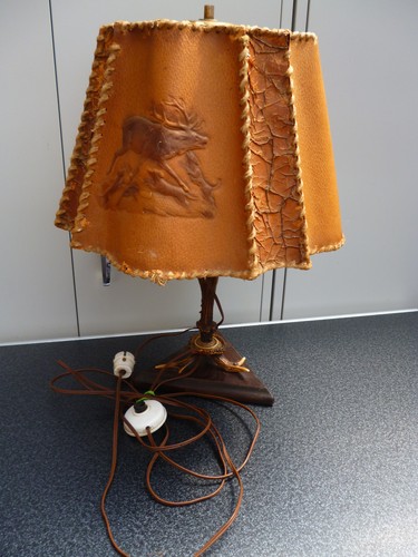 Alte tischlampe - alte,