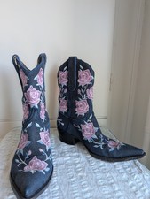 OLD GRINGO BLUE WITH FLOWERS