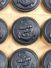 Küstenartillerie der Kriegsmarine,  Uniformknopf 24mm "OLC" Originallack, sie er