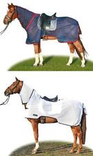 Fliegendecke Fliegenausreitdecke  reißfest Sattelausschnitt Halsteil NEU