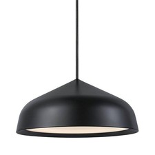 Nordlux LED Pendelleuchte Fura Schwarz Ø25cm 12W 2200K/2700K Schalter Dimmbar
