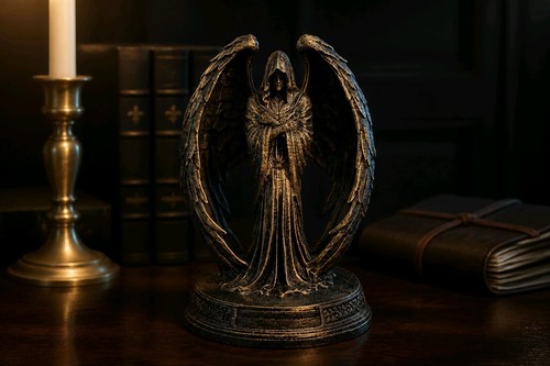 Gothic engel figur - engel, ornament