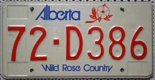 Nummernschild alberta - nummernschild,