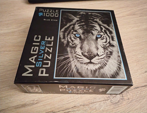 Magic silver puzzle blue eyes - magic,