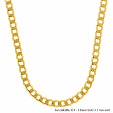 Edle massive Goldkette