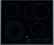 AEG HK654070FB Autarkes Kochfeld / Slider-Bedienung / 60 cm / Facetten-Design