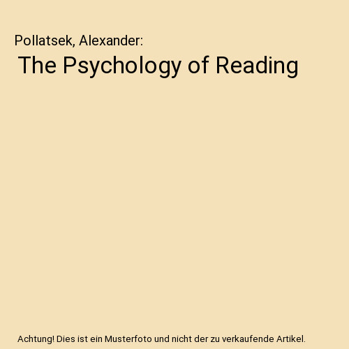 The psychology reading - the,