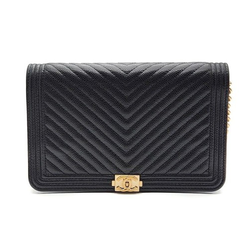 Chanel chevron boy woc - chanel, mini