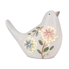 LED Dekofigur Vogel mit