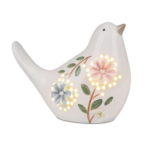 Led dekofigur vogel mit - vogel,