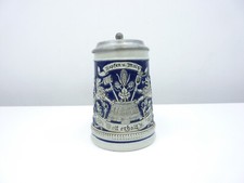 Bierkrug Steingut Salzglasur Gerz Auerbräu Rosenheim 0,5 Liter Hopfen und Malz.