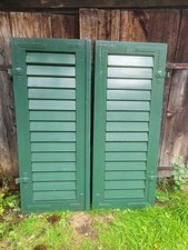 1 Paar Fensterladen - Holz - gebraucht - Höhe 140 cm - Breite 56 cm