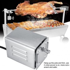 BBQ Röster Spanferkelgrillmotor Elektromotor Drehspieß Edelstahl Motor 220V 70KG