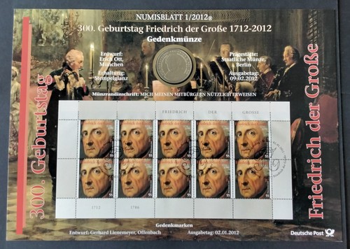 Brd deutschland numisblatt - deutschland,