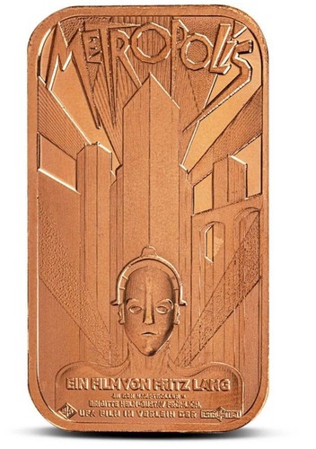 Unze copper bar metropolis - 1,
