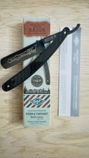 G&F TIMOR BARBER'S CHOICE RASIERMESSER 5/8 CS MIT CARBON-ALUSCHALE