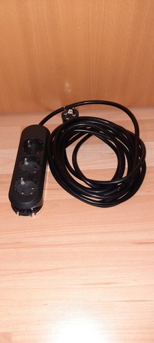 3er steckdoseleiste mit 5 - mit,