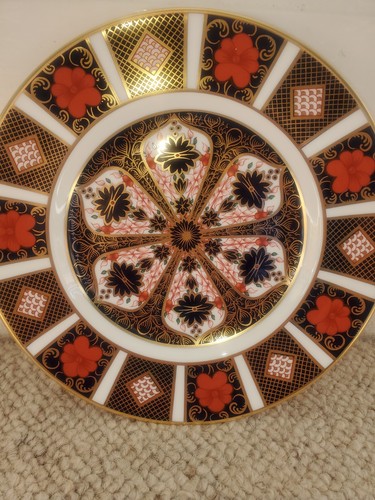 Royal crown derby old - crown, imari