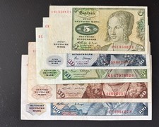 5 - 100 DM Schein von 1960 -