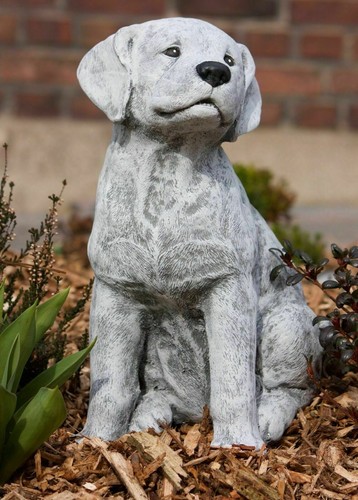 Frostfeste steinfigur labrador - frostfeste,