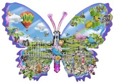 Puzzle Garten-Schmetterling