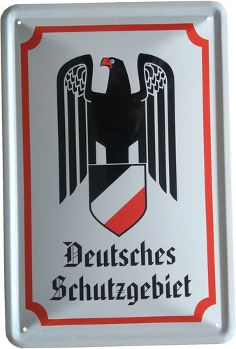 Blechschild 20x30 deutsches - 20x30,