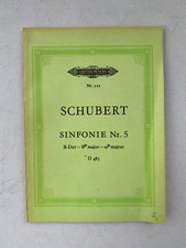 Noten. Schubert. Sinfonie Nr. 5. B - Dur. D 485.   Taschenpartitur.