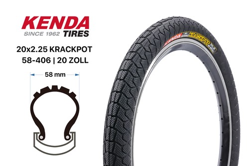 Zoll kenda fahrrad reifen - 20,