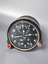 Uhr Borduhr Mig-29 Cockpitinstrument alte Fliegeruhr UdSSR ACHS-1M