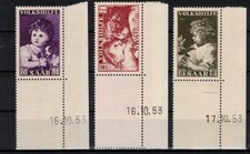 Saarland 344-346 Br Druckdatum