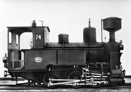 Lokomotive 74 der - nr.,
