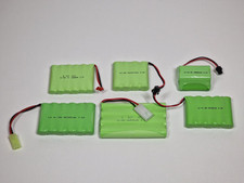 6x Amewi NiMh Akkus 4,8V / 6V / 7,2V / 9,6V Akkus Rc Autos Buggys Ersatzteile