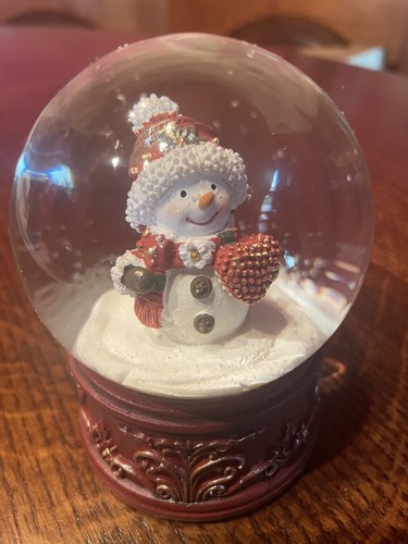 Schneekugel schneemann mit - schneemann,