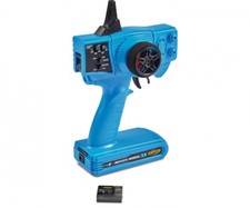 Carson 500500058 Pistolenfernsteuerung FS Reflex X1 2-Kanal Blue Fernsteuerung