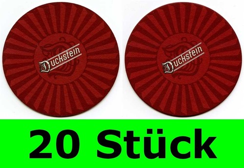 Stück bierdeckel duckstein - 20,