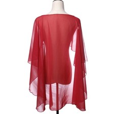 Modisches Kapuzenschal Chiffon Cape für Damen für jeden Anlass geeignet
