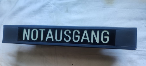 Notausgangsschild vintage - notausgangsschild, "vintage"