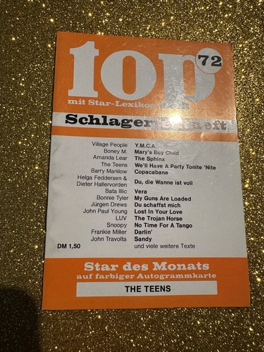 Top schlagertextheft - schlagertextheft, (