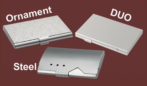 Etui silber metall box - etui, metall,