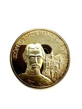 Bayern Feinsilber Medaille 9999 König Ludwig II. Königlich Bayerisches Wappen