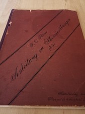 Altes Skizzenbuch Von 1891 Von Thieme Anleitung Dachbodenfund 