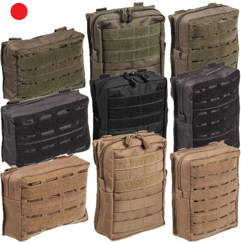 Molle belt pouch laser cut - molle, lg