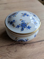 Art deco porzellan deckeldose - art,